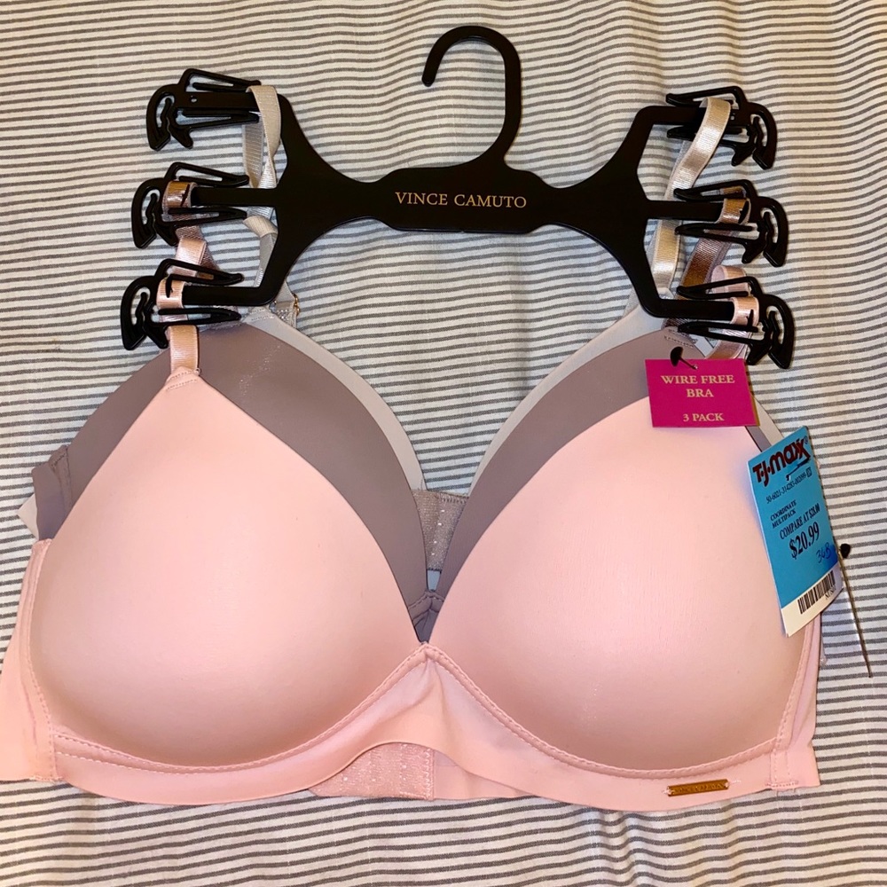 3 brand new with tags Vince Camuto Wire Free Bras